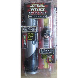 Star Wars Episode 1 The Phantom Menace Anakin Skywalker Watch with Light Saber C
